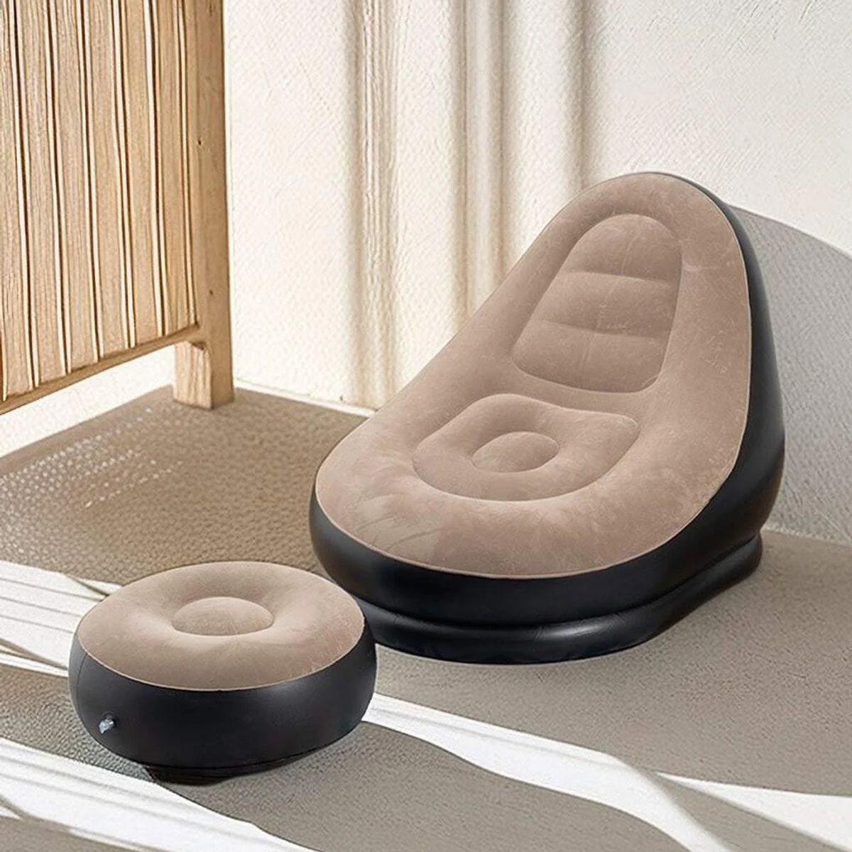 MOVI - SILLON INFLABLE CON MINI PUFF