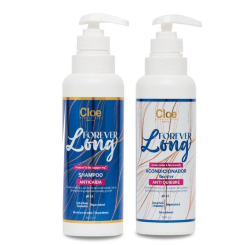 CLOE - Pack Shampoo + Acondicionador Forever Long Cloe 400ml