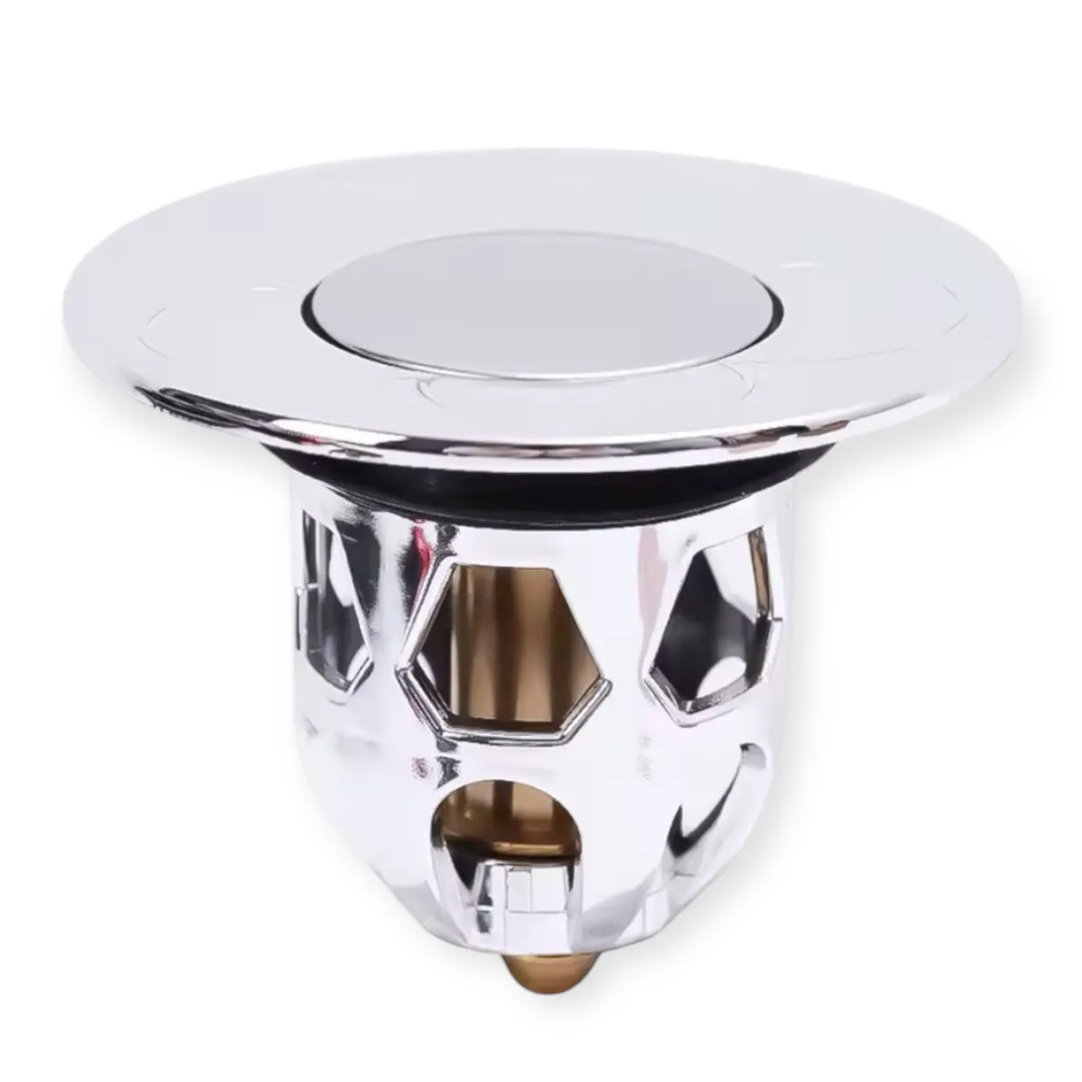 GENERICO - Tapón Filtro Lavamanos Fregadero Pack X2 Desague Universal