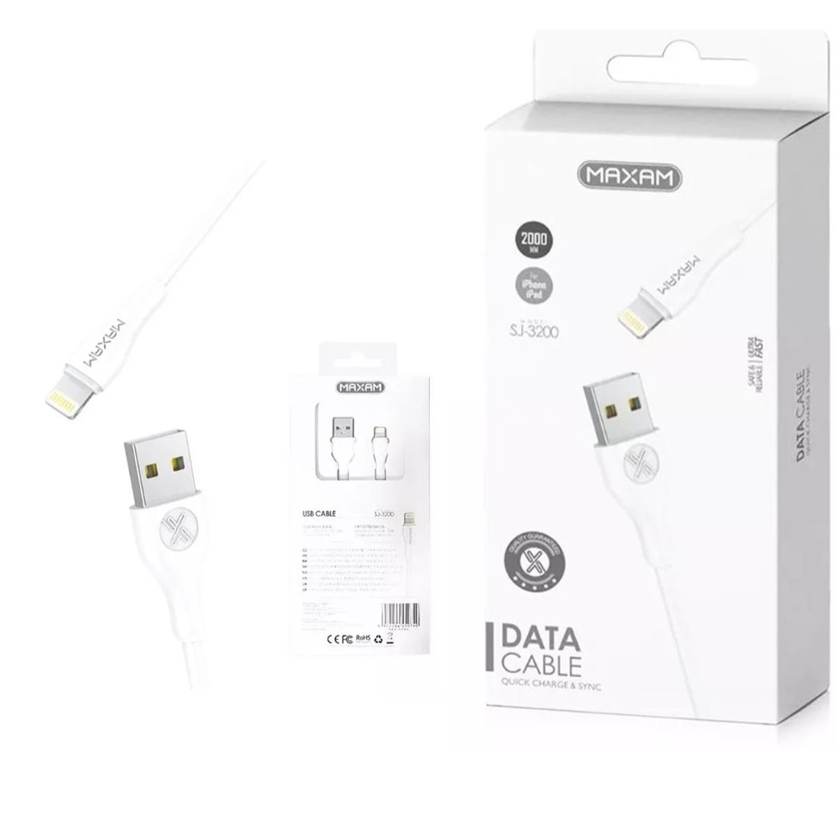 GENERICO - Cable USB a Lightning 2 metros