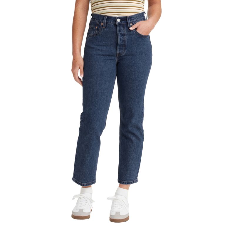 LEVIS - Jeans Mujer 501 Crop Azul Levis