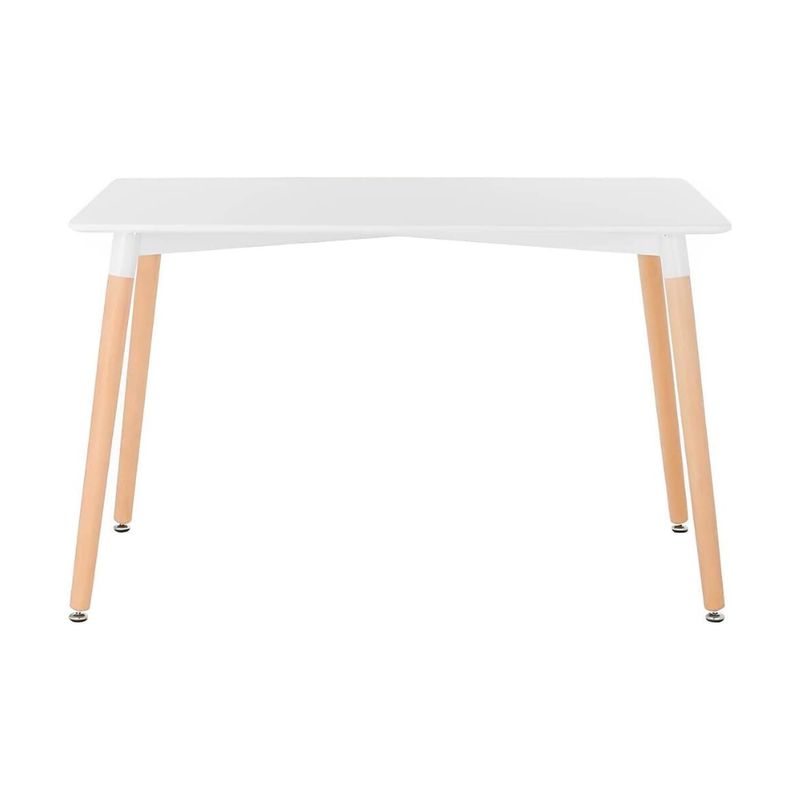GENERICO - Mesa de Comedor Eames Blanca 120x80 - Para 4 a 6 personas Bodegatfc