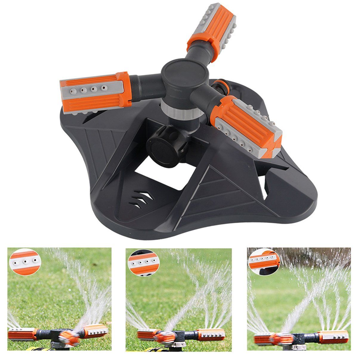 GENERICO - Aspersores De Riego Jardin Automático Giratorio De 360°