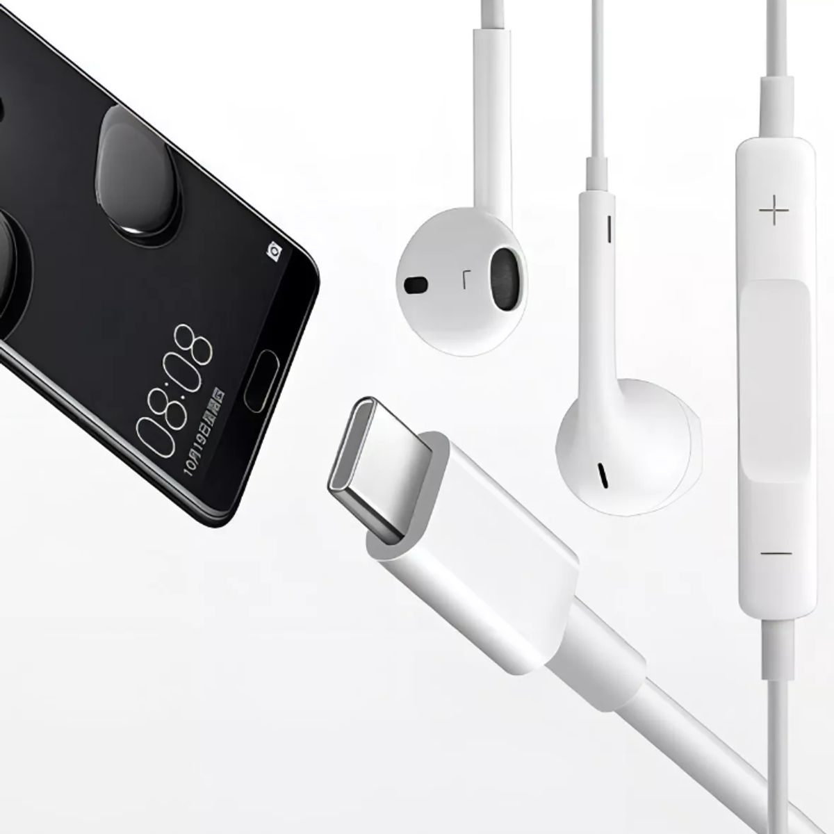 GENERICO - Audifonos Manos Libres Tipo C Para Celular Color Blanco