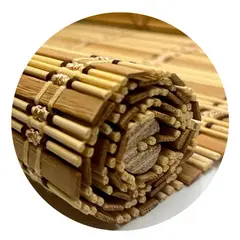 GENERICO - CORTINA PERSIANA DE BAMBU SOFISTICADA Y ECOLOGICA