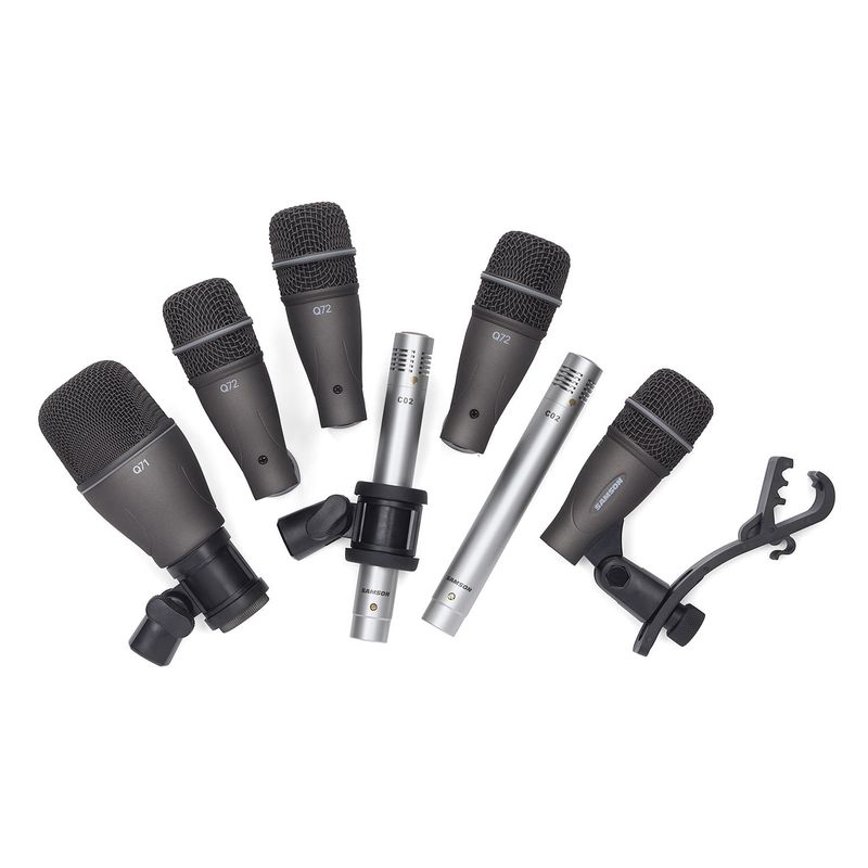 SAMSON - Pack micrófonos batería acústica Samson DK707 - 7 Piezas