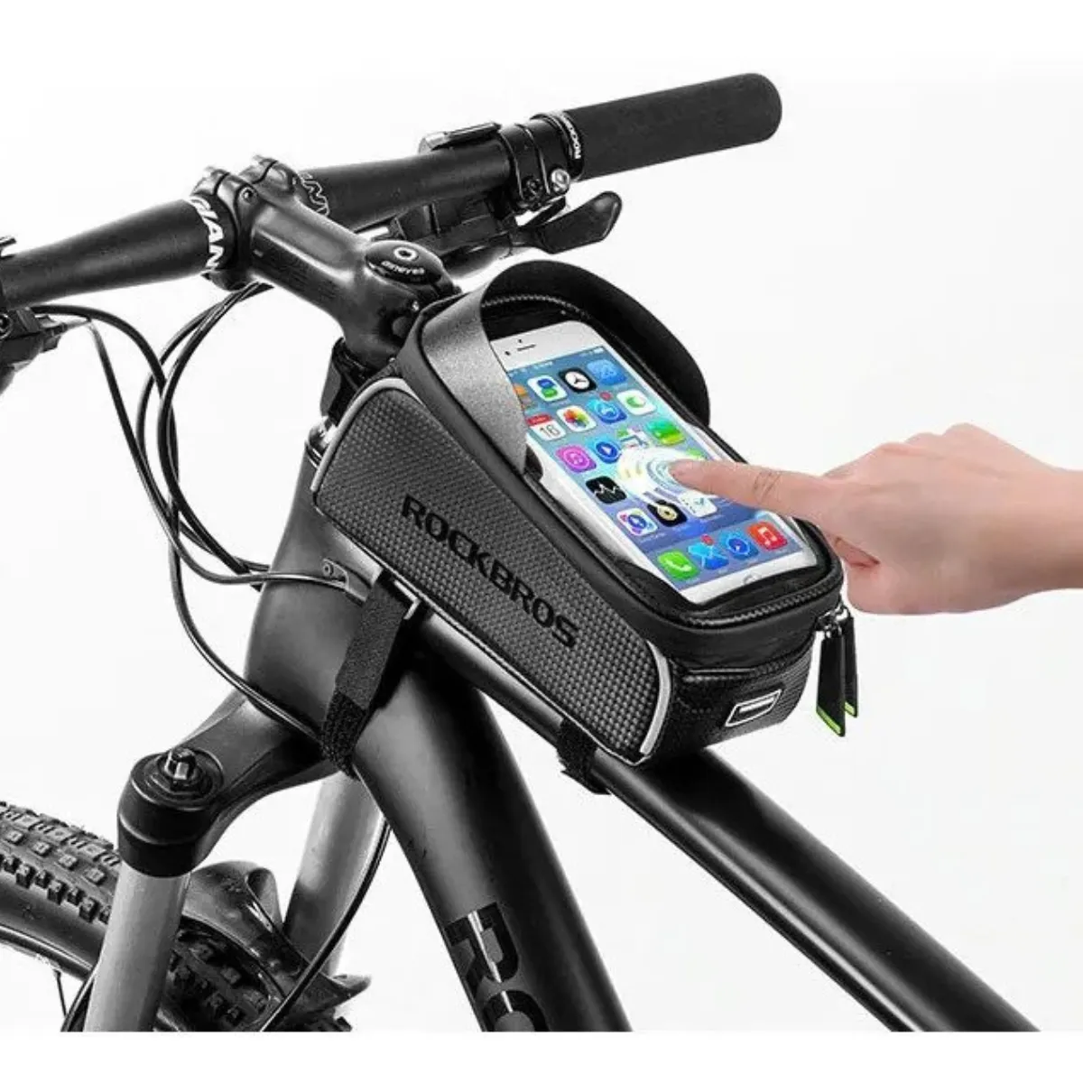 ROCKBROS - Bolso bicicleta porta celular impermeable Rockbros