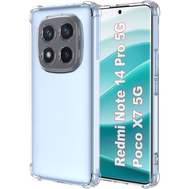 GENERICO - Carcasa Transparente Reforzada Para Xiaomi Poco X7 5G