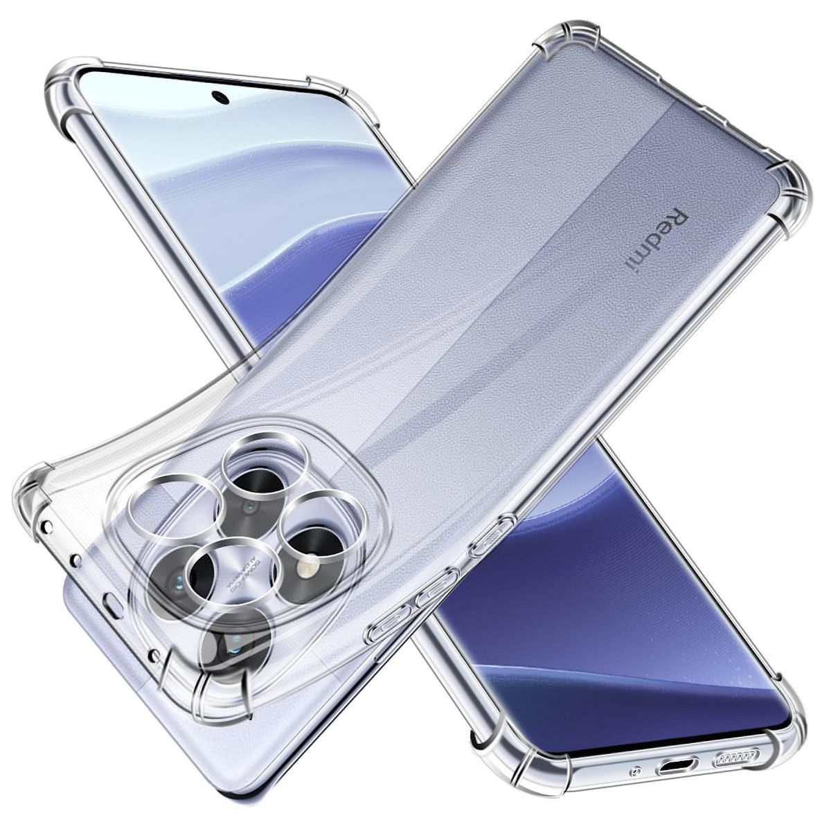 GENERICO - Carcasa Transparente Reforzada Para Xiaomi Poco X7 5G