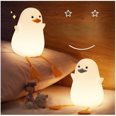 Imagen 2 del producto Lampara Luz de noche de pato Recargable luz suave LED luz del sensor
