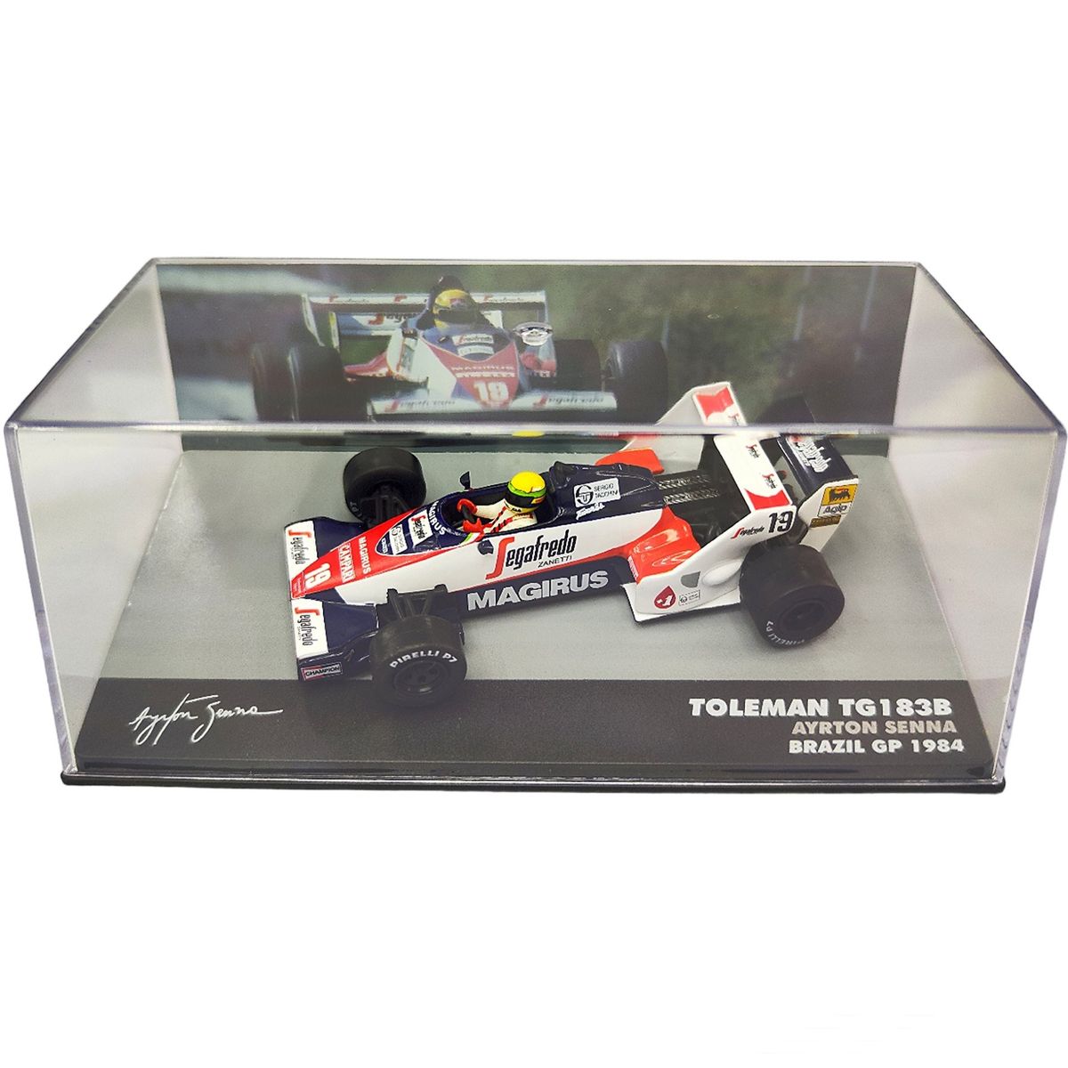 FORMULA 1 - Auto Formula 1 Toleman TG183B 1984 #19 Ayrton Senna Ixo 1:43