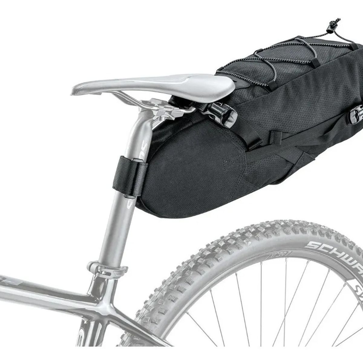 GENERICO - Bolso Bajo Sillin Bici 6 Lts Impermeable Topeak Backloader