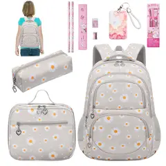 LUKOVEE - Mochila Bolso Escolar Juvenil Imprmeable Gran Capacidad