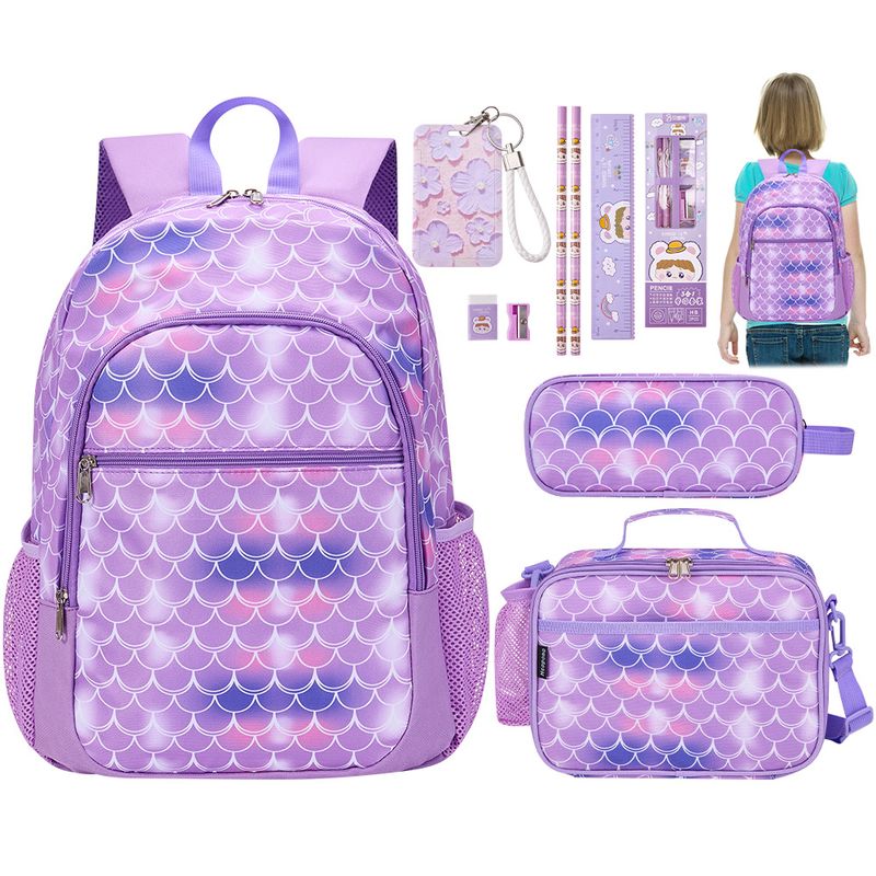 LUKOVEE - Mochilas Escolares para Infantil de Primaria 6 En 1