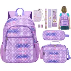 LUKOVEE - Mochila Bolso Escolar Juvenil Imprmeable Gran Capacidad