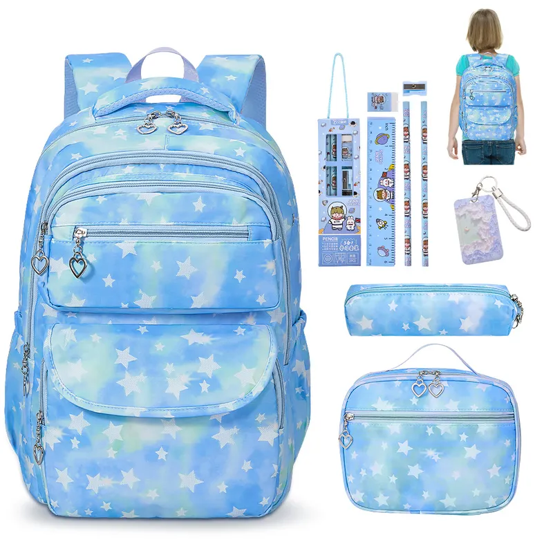 LUKOVEE - Mochila Bolso Escolar Juvenil Imprmeable Gran Capacidad