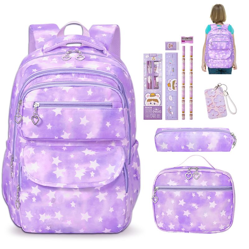 LUKOVEE - Mochila Bolso Escolar Juvenil Imprmeable Gran Capacidad