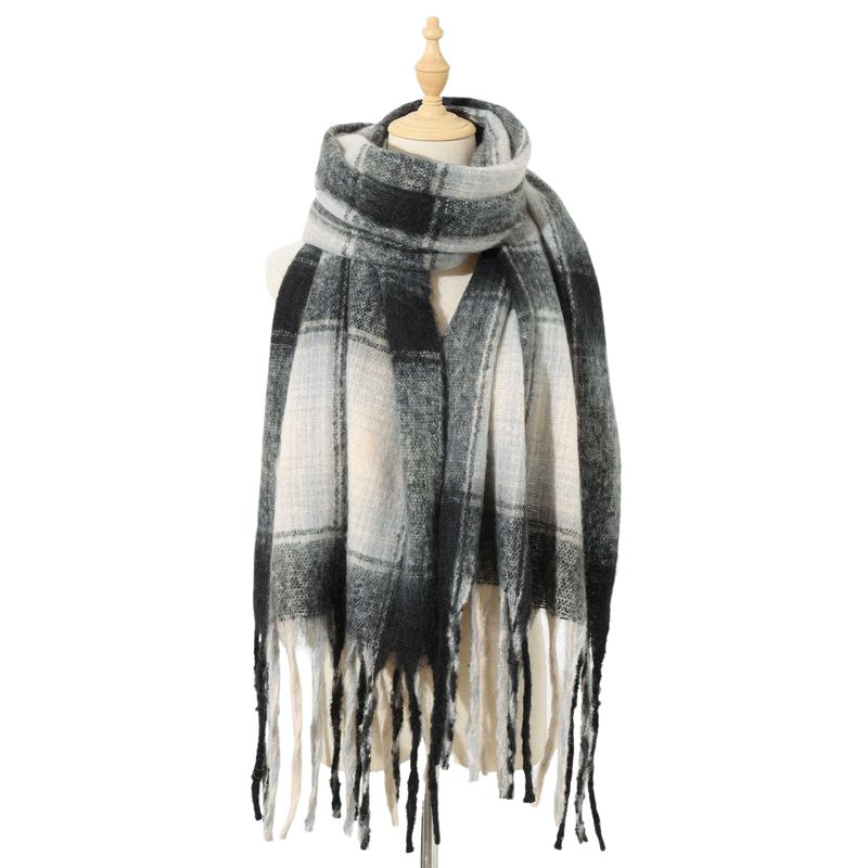 BLWOENS - Bufanda Mujer de invierno - Negro