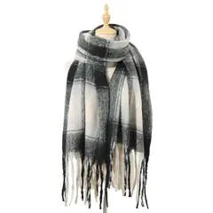BLWOENS - Bufanda Mujer de invierno - Negro