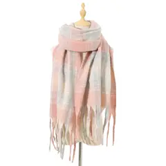 BLWOENS - Bufanda Mujer de invierno - Rosa