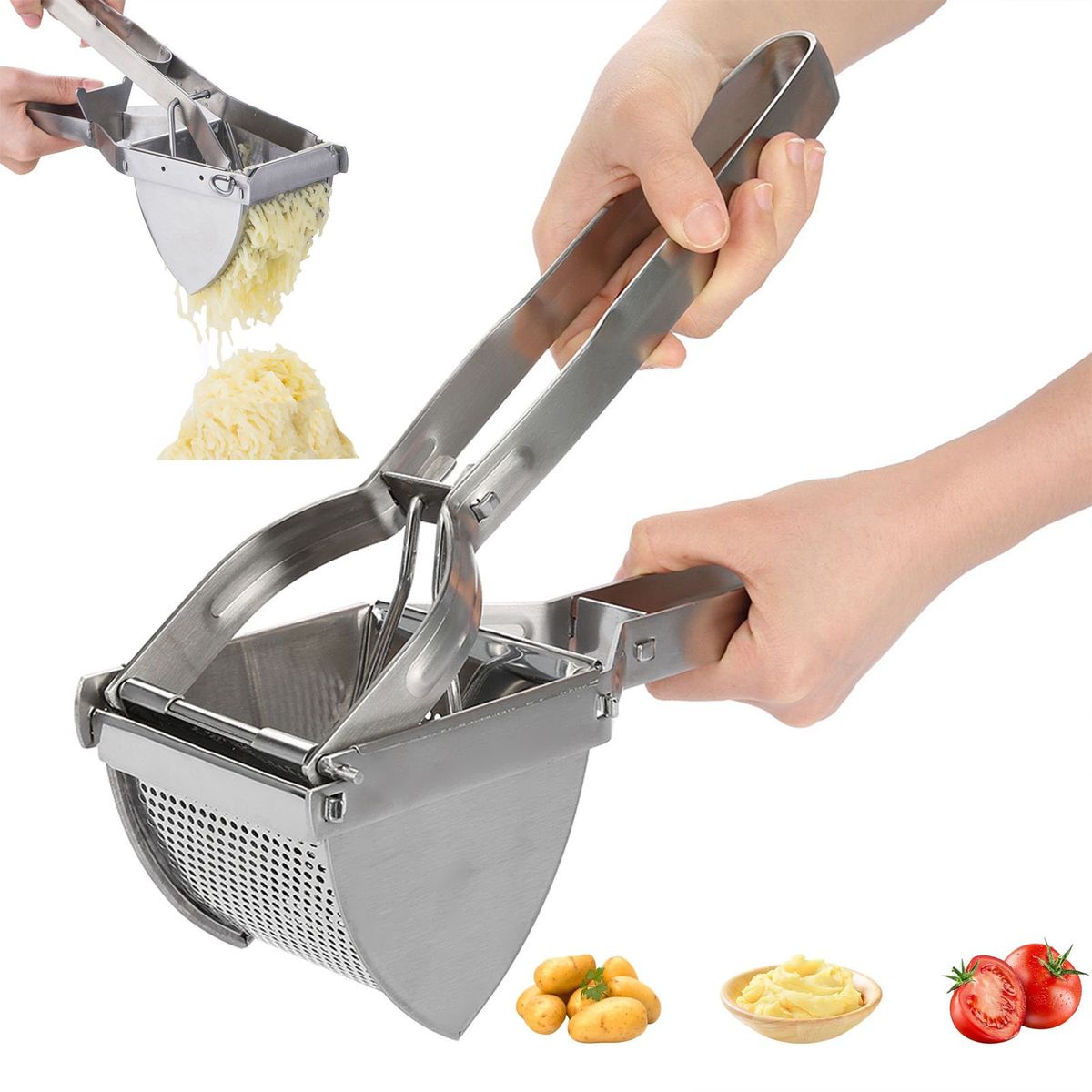 KUANGYE - Aplastador De Patatas Para Puré De Frutas Vegetales