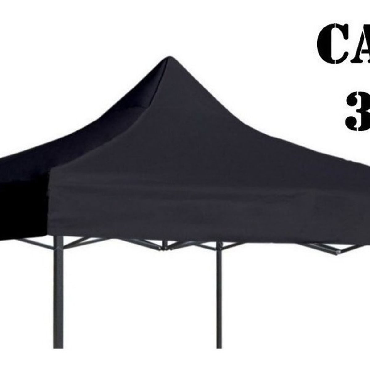AFVENTURA - Carpa Lona Repuesto Toldo 3x3 Impermeable Filtro Uv BlancaNegro
