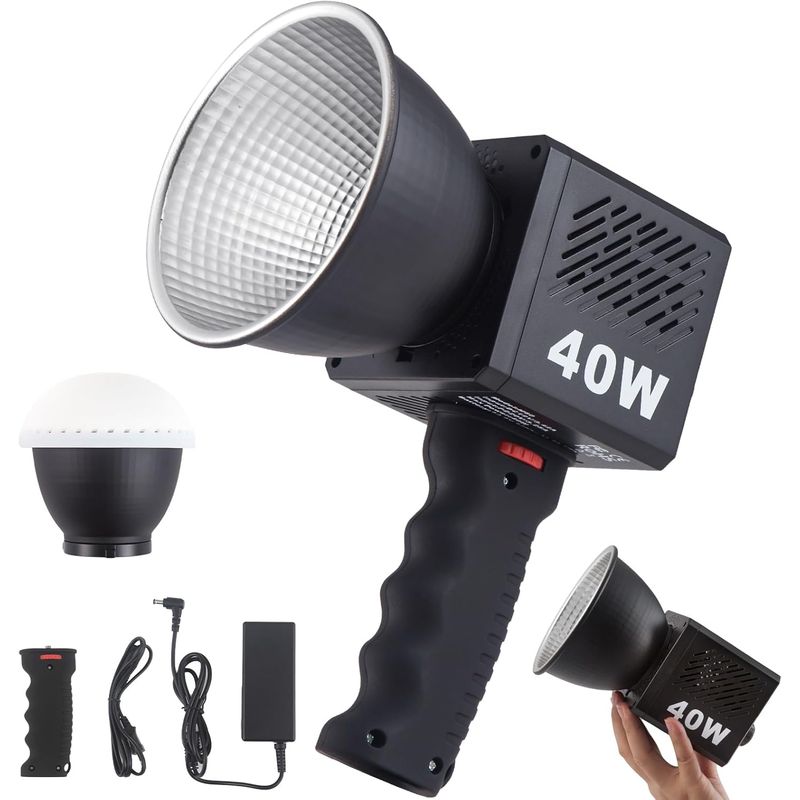 AZULAMAR - 40w Luz De Vídeo Led De Mano  Cob Fotográfico Luz Para Cámara Celular