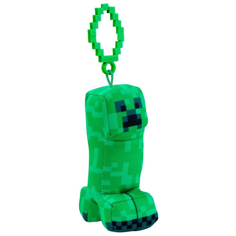 MINECRAFT - PELUCHE CON CLIP MINECRAFT - CREEPER
