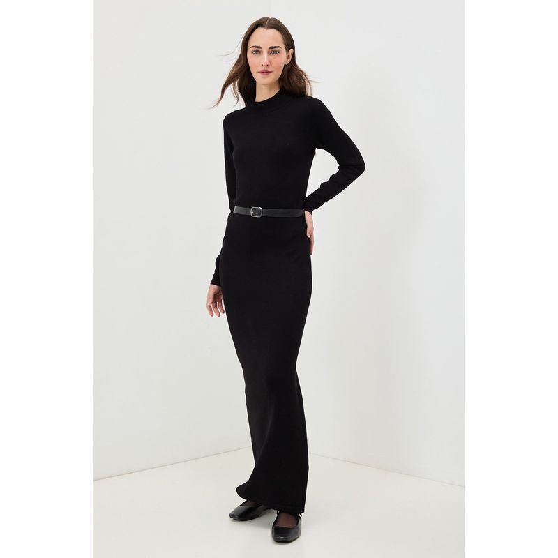 IO - Vestido Liso Largo Mujer IO