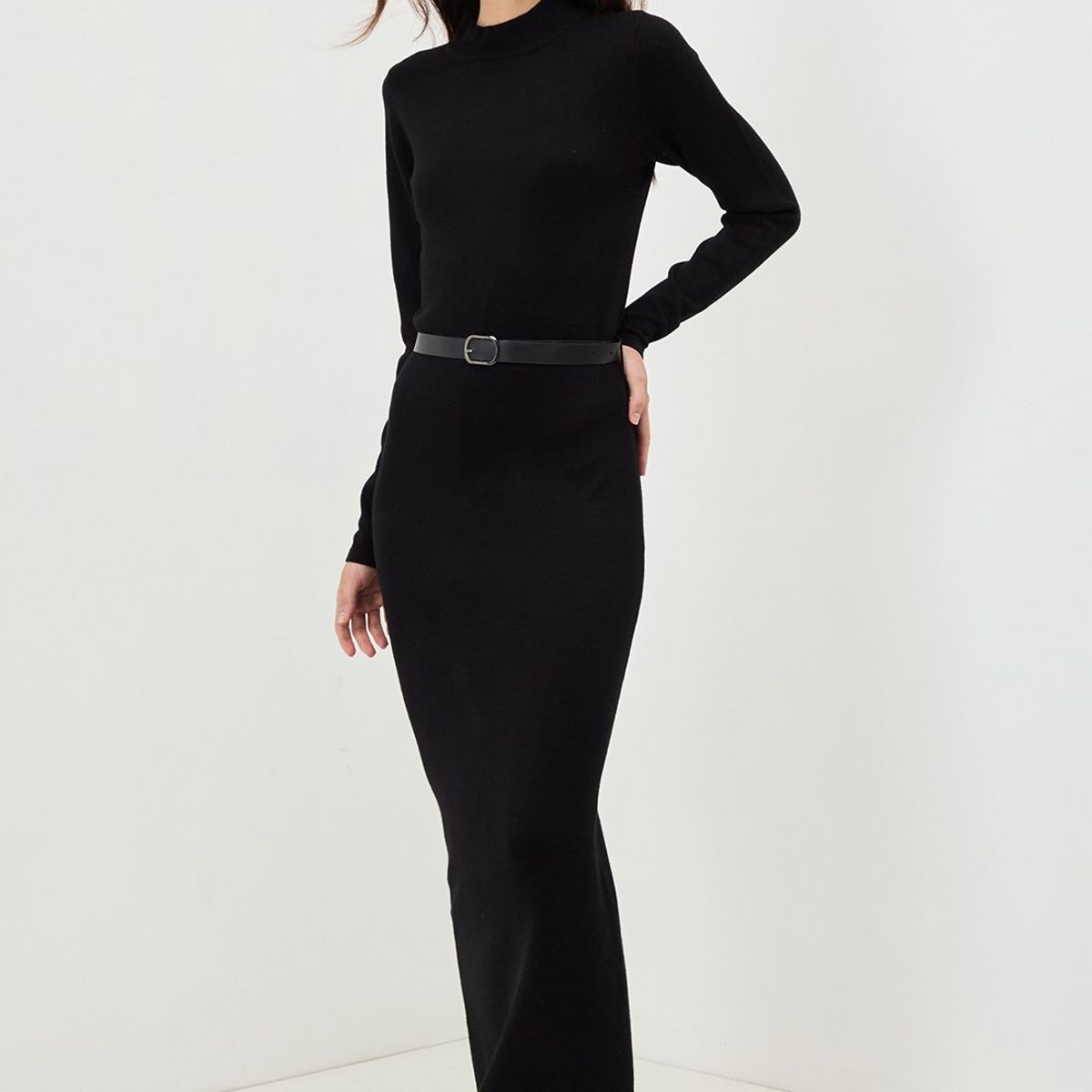 IO - Vestido Largo Negro Mujer Io