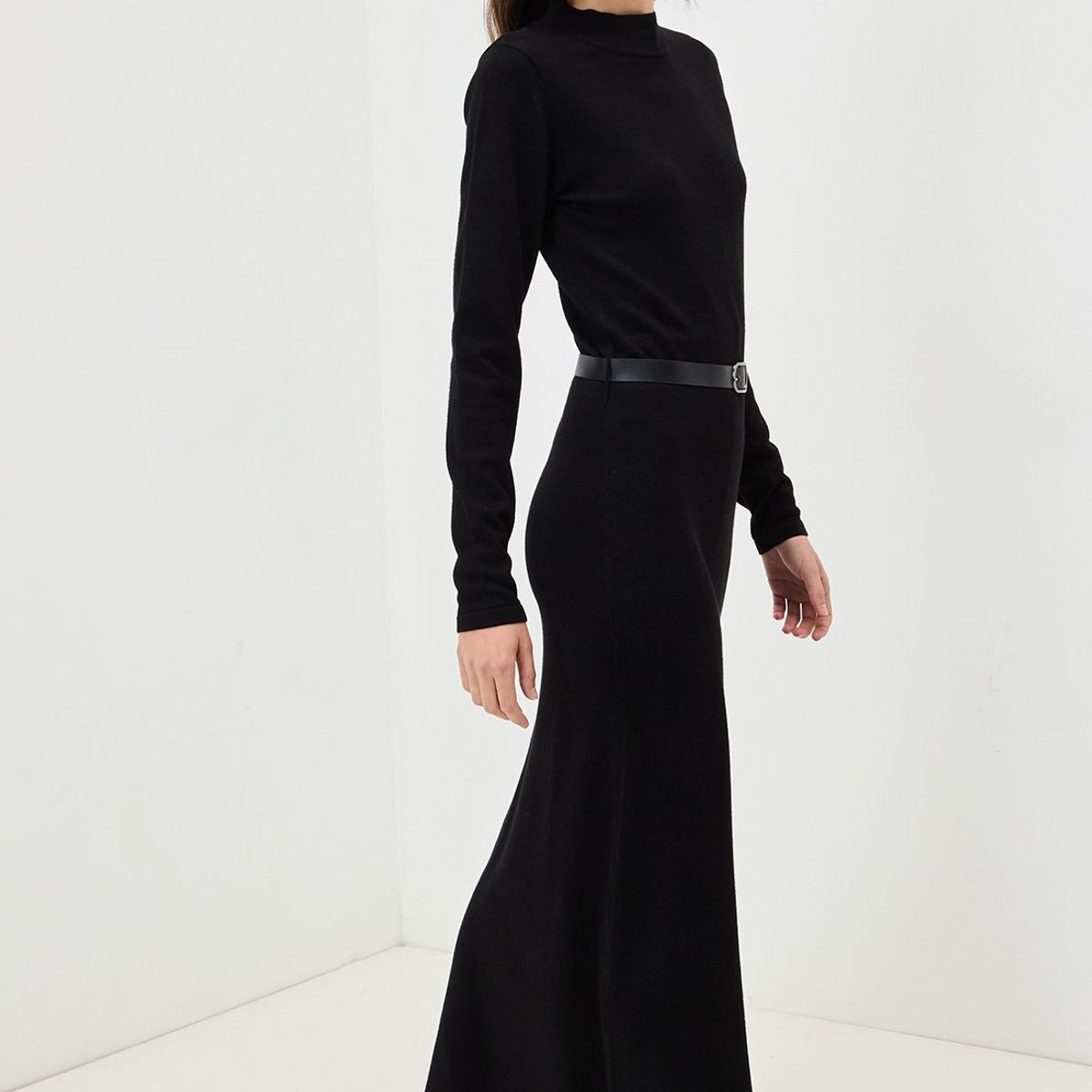 IO - Vestido Largo Negro Mujer Io