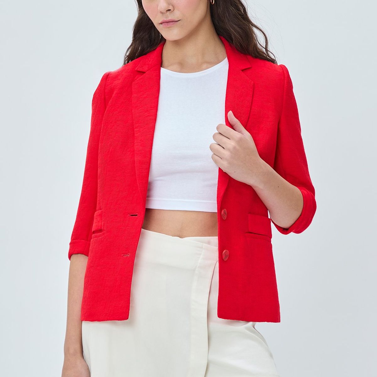 IO - Blazer Rojo Mujer Io