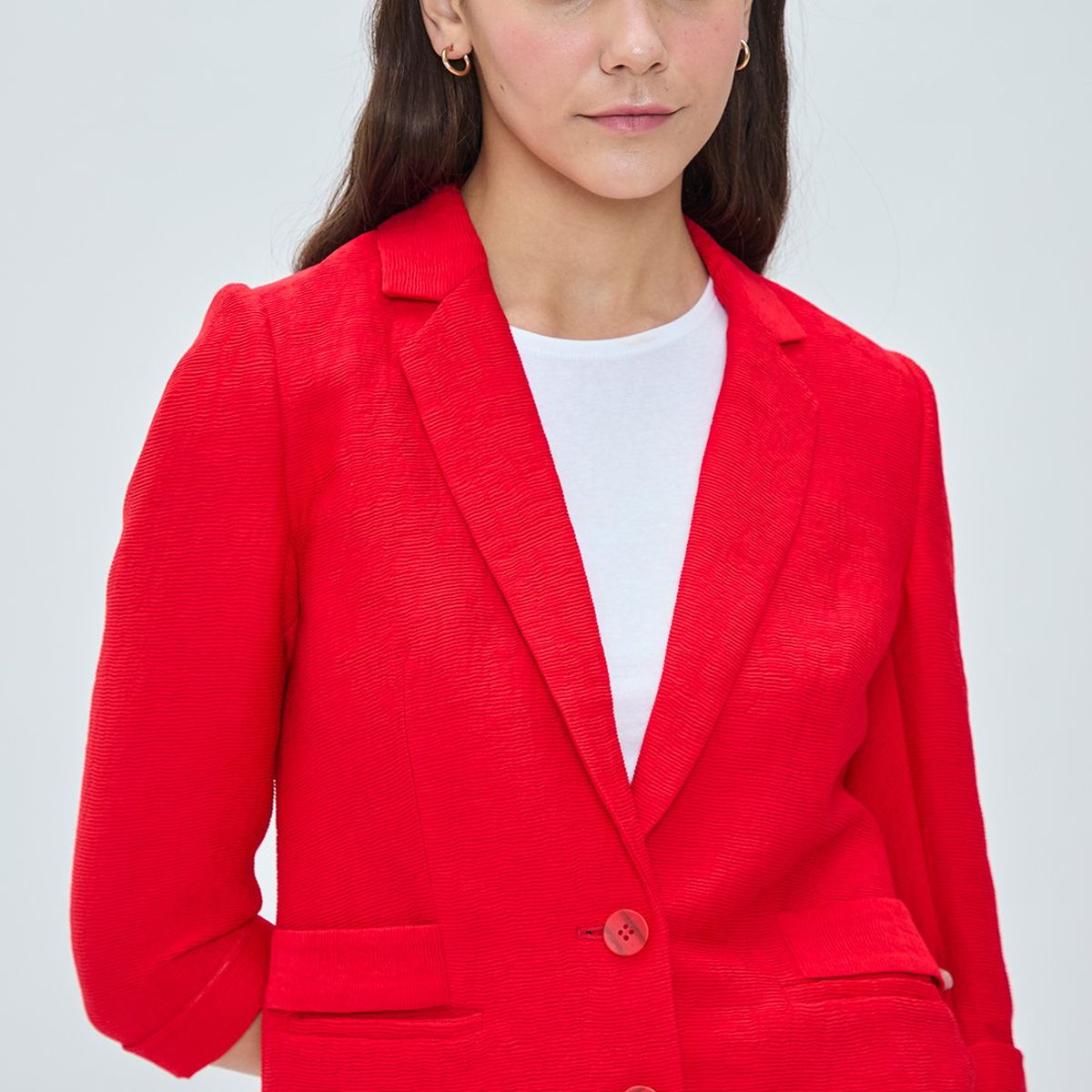 IO - Blazer Rojo Mujer Io
