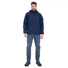 QUEBEC - Parka desmontable Ottawa 3 en 1 Deep Blue