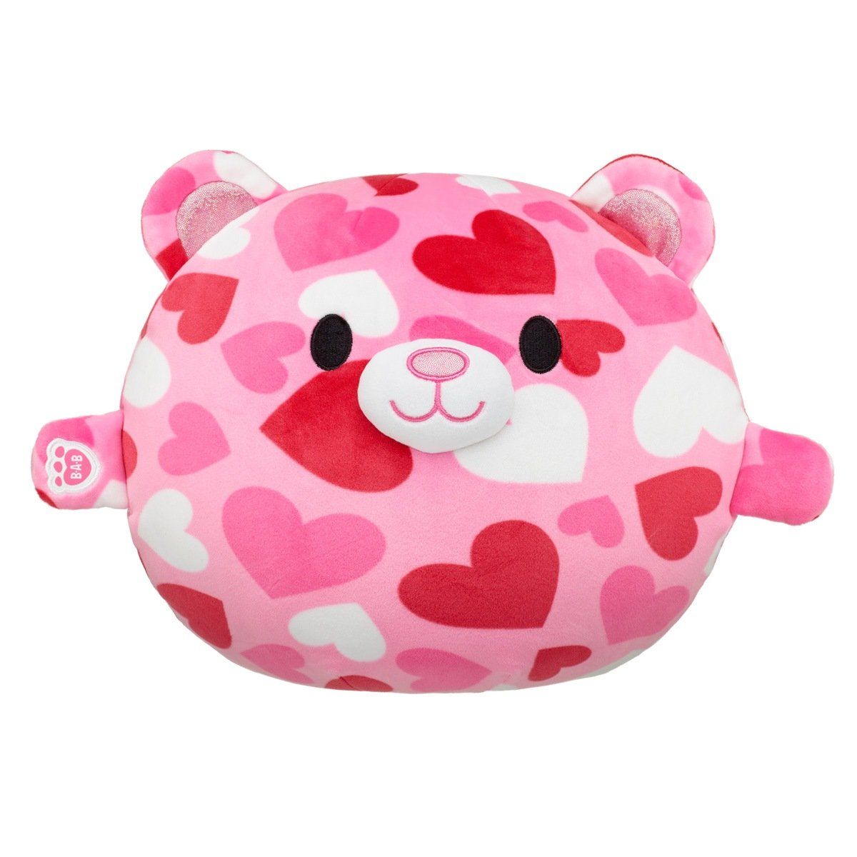 BUILD A BEAR - Peluche Build a Bear osito corazón rosa abrazable