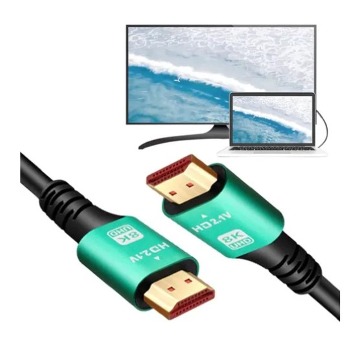 ESHOPANGIE - Cable Hdtv 8k 60hz48gbps Hd21v De 5mts