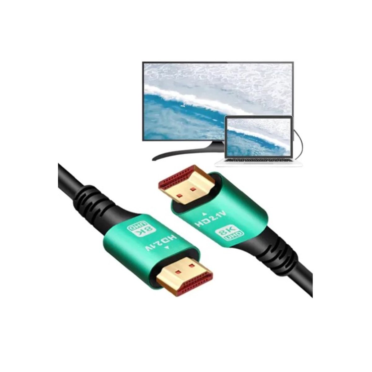 ESHOPANGIE - Cable Hdtv 8k 60hz48gbps Hd21v De 5mts