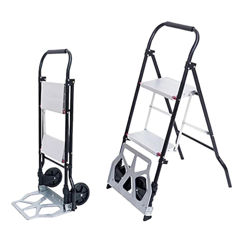 GENERICO - Carro De Carga Plegable Tipo Yegua Y Escalera 150 Kg 2 en1