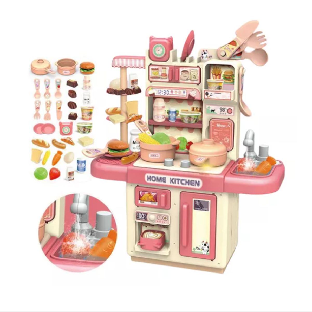 GENERICO - Set Juego De Cocina 34 Piezas, Juguete Niños