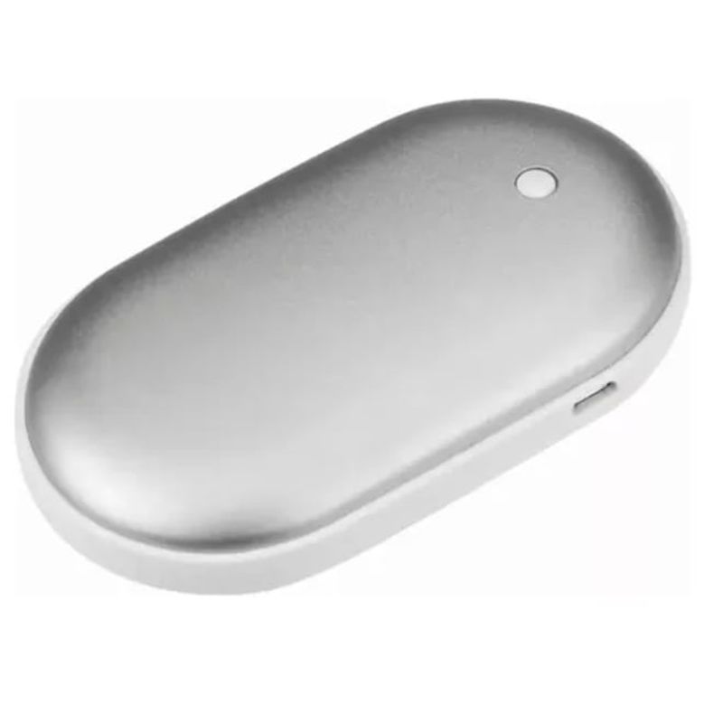 ATLAS - Calentador De Manos Portátil Recargable Con  Batería Externa Gris