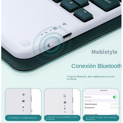 Imagen 2 del producto Funda con teclado y mouse para Galaxy Tab S6 Lite P610 P615- Verde