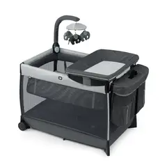 CHICCO - Cuna tipo corral Lullaby Zip de Chicco, Driftwood