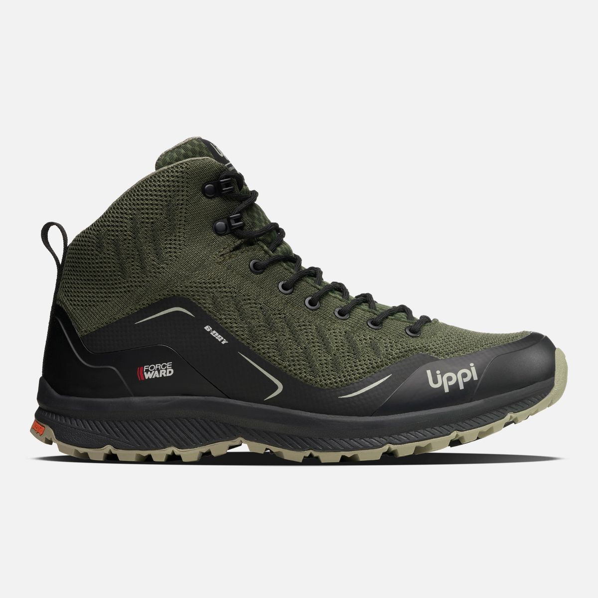 LIPPI - Botín Hombre Light Rock Mid Eco Verde Lippi