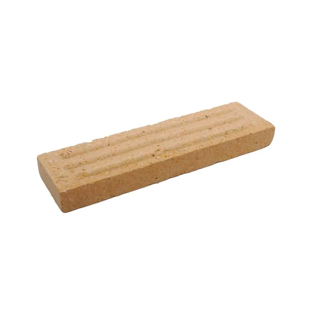 GENERICO - Ladrillo refractario fachada estriada 23x6.5x2.5 10un Cobian