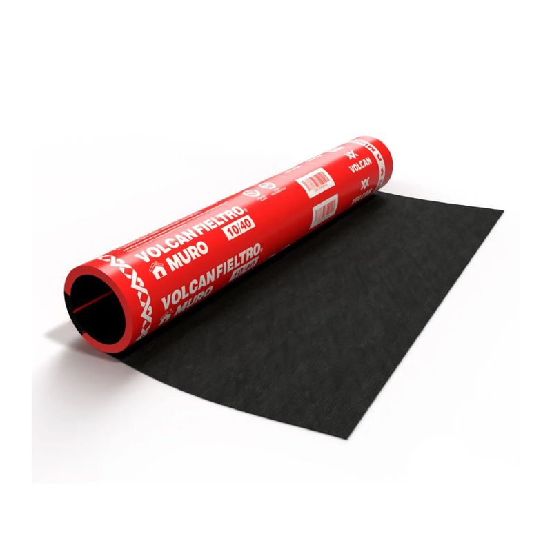 GENERICO - Fieltro asfaltico liso 10/40 (rollo 40m2) Volcan