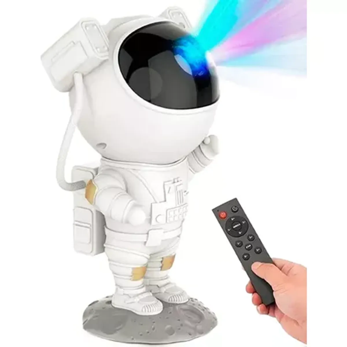 TIOZONEY - Proyector Lámpara Luz Led Astronauta Color de la Blanco