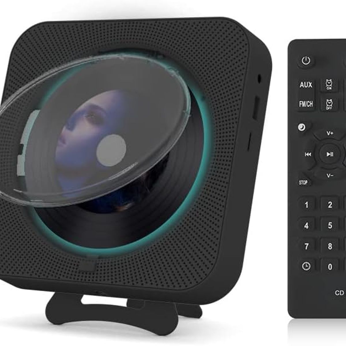 TIOZONEY - Reproductor de CD Bluetooth Pantalla LED