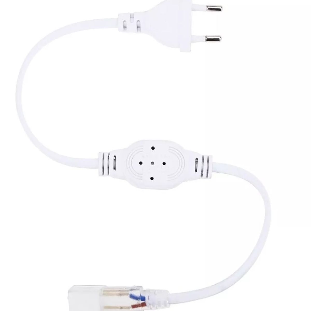 GENERICO - Cinta Led 220V Delgada Celeste 100mt Con Adaptador