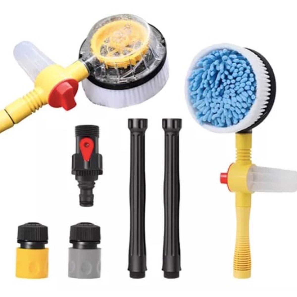 ATLAS - Set Lavado De Auto Cepillo Microfibra