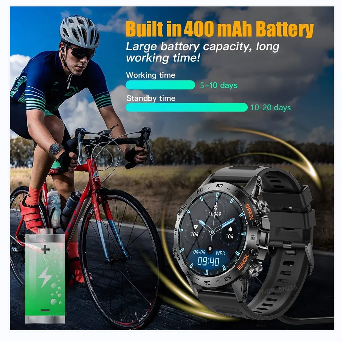 TIOZONEY - Smartwatch Reloj Inteligente para hombre y mujer